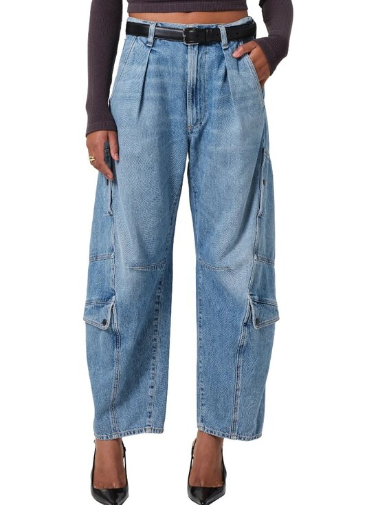 Citizens Of Humanity Denim - RARE NEW $358 CITIZENS OF HUMANITY FLIGHT HIGH RISE BARREL JEANS IN ZENITH SZ 27